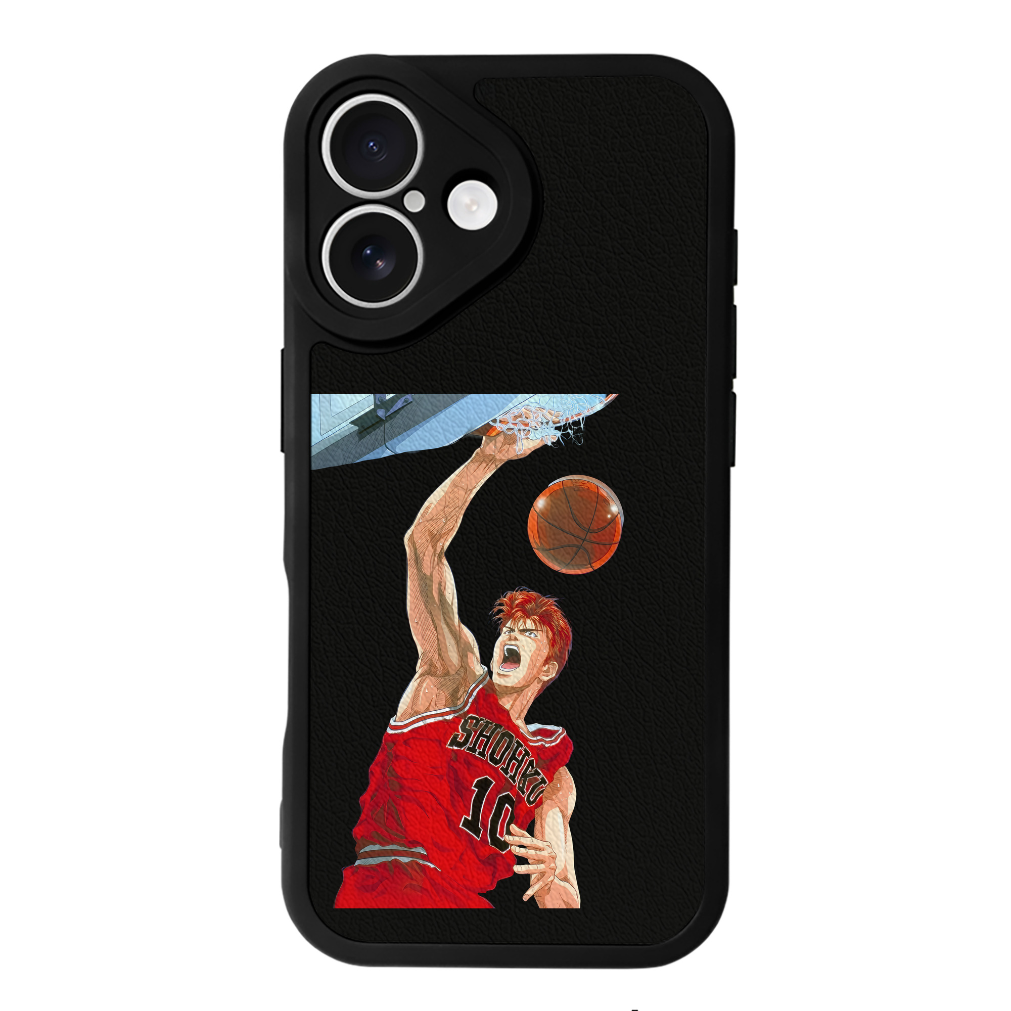 （画像用） SLAM DUNK／スラムダンク 【iPhone 16シリーズ対応】シリコンスマホケース（レザー調） 材質：シリコン